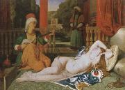 Jean-Auguste-Dominique Ingres odalisque and slave oil painting artist